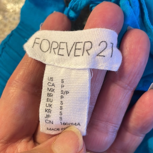 Forever 21 dress spaghetti straps cerulean - Picture 9 of 9